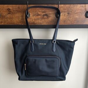 Michael Kors Dark Blue Nylon Tote